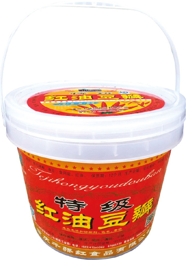 1號桶特級紅油豆瓣2